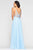 Faviana - S10431 Embroidered Plunging Sheer Bodice High Slit Dress Prom Dresses