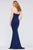 Faviana - S10437 Strapless Straight-Across High Slit Long Dress Prom Dresses
