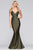 Faviana - S10448 Crisscross Bodice Charmeuse Mermaid Dress Evening Dresses 00 / Ivy