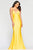 Faviana - S10458 Plunging V-Neck Sheath Evening Dress Prom Dresses