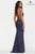 Faviana - S10633 V-Neck Open Back Trumpet Gown Evening Dresses