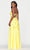 Faviana - S10640 Embroidered Applique Gown With Slit Prom Dresses