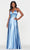 Faviana - S10643 V-Neck Embellished Long Gown Prom Dresses
