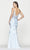 Faviana - S10648 Appliqued V-Neck Trumpet Dress Prom Dresses