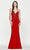 Faviana - S10656 Beaded Sweetheart Mermaid Gown Prom Dresses 00 / Red