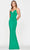 Faviana - S10661 Lace Up Back Satin Gown Prom Dresses