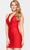 Faviana S10707 - Plunging Halter Fitted Cocktail Dress Special Occasion Dress