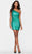 Faviana S10716 - One Shoulder Sequin Cocktail Dress Cocktail Dresses 00 / Emerald