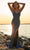 Faviana S10804 - V-Neck High Slit Evening Gown Evening Dresses 00 / Navy