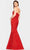 Faviana S10819 - Strapless Velvet Sequin Evening Gown Evening Dresses