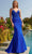 Faviana S10821 - Lace Appliqued V-Neck Evening Gown Evening Dresses