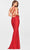 Faviana S10843 - Asymmetric Ruched Evening Dress Evening Dresses