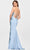 Faviana S10845 - Sequin Applique Satin Prom Dress Prom Dresses