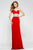 Faviana S7511 Embellished Two Piece A-Line Gown - 1 pc Red in Size 4 Available CCSALE 4 / Red
