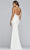 Faviana - Sleeveless Front Cutout Open Back Sheath Dress S10296 - 1 pc Black In Size 8 Available CCSALE 8 / Black