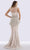 Feriani Couture - 18655 Embellished Illusion Bateau Peplum Dress Special Occasion Dress