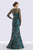 Feriani Couture - 18718 Floral Lace Long Sleeve Sheath Dress Special Occasion Dress