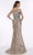 Feriani Couture - 18901 Sequin-Ornate Metallic Mermaid Gown Evening Dresses