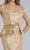 Feriani Couture - 18965 Lace Off-Shoulder Trumpet Dress Mother of the Bride Dresses