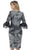 Feriani Couture - 20123 Quarter Sleeve Lace Metallic Sheath Dress Cocktail Dresses