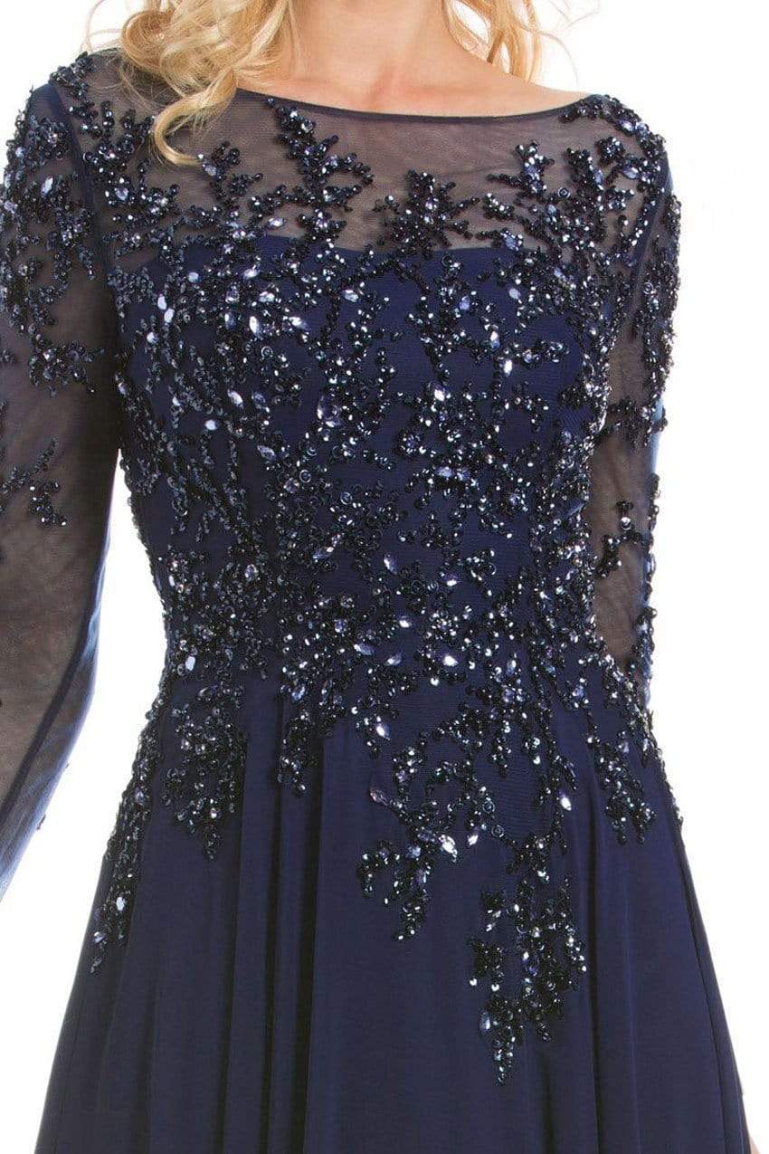 Feriani Couture 26145 Long Sleeve Prom Evening Gown - Couture Candy