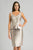 Feriani Couture Embroidered Sleeveless Peplum Cocktail Dress 18620 CCSALE 14 / Silver