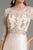 Feriani Couture - Quarter Sleeve Illusion Lace Appliqued Dress 18503 - 1 pc Silver in Size 10 Available CCSALE