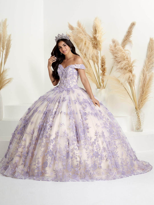 House of Wu  56445 - Florals And Appliques Ballgown