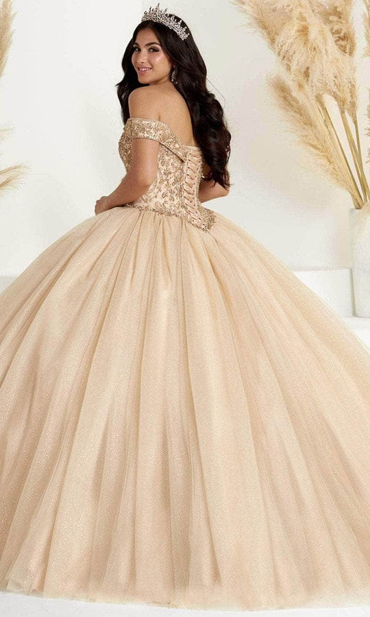 Fiesta Gowns 56446 - Shimmering Off-shoulder Ballgown