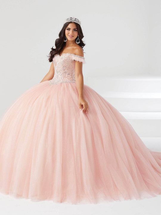 Fiesta Gowns 56460 - Tulle Sweet Glittered Ballgown