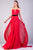 Gatti Nolli Couture - ED-2775 Illusion Shirred Bodice A-Line Gown Evening Dresses 0 / Fuchsia