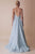 Gatti Nolli Couture - OP-4955 Applique Deep V-neck A-line Dress Special Occasion Dress