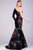 Gatti Nolli Couture - OP-5177 Floral Embroidered Asymmetrical Gown Evening Dresses