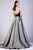 Gatti Nolli Couture - OP-5178 Plunging Halter Ballgown with Slit Ball Gowns