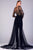 Gatti Nolli Couture - OP-5193 Beaded Illusion Overskirt Jumpsuit Evening Dresses