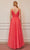 Gatti Nolli Couture - OP-5347 Pleated Plunging V Neck A-Line Dress Evening Dresses