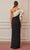 Gatti Nolli Couture - OP-5349 Draped Long Sleeve One Shoulder Gown Evening Dresses