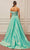 Gatti Nolli Couture - OP-5354 Pleated Off Shoulder A-Line Gown Prom Dresses