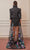 Gatti Nolli Couture - OP-5361 Quarter Sleeve Sequined Overskirt Gown Evening Dresses
