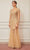 Gatti Nolli Couture - OP-5374 Floral Embellished Trumpet Evening Dress Evening Dresses