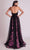 Gatti Nolli Couture - OP5675 Ruffle Halter Neck Floral Accent Gown Prom Dresses