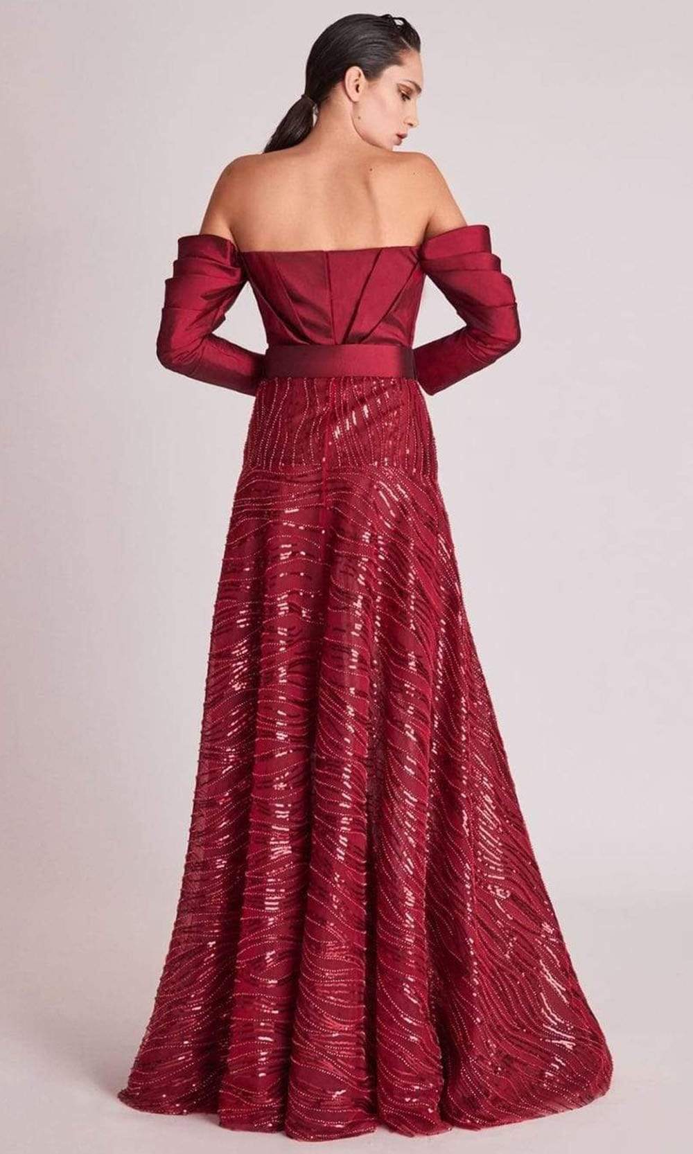 Gatti Nolli Couture - OP5695 Long Sleeve A-Line Evening Gown – Couture ...