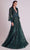 Gatti Nolli Couture - OP5702 V Neck Collar Embellished A-Line Gown Evening Dresses