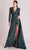 Gatti Nolli Couture - OP5703 See-Through Evening Gown Evening Dresses 0 / Green