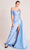 Gatti Nolli Couture - OP5705 Sweetheart Slit A-Line Gown Prom Dresses 0 / Blue
