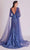 Gatti Nolli Couture - OP5706 Mesh Cape Embroidered Long Gown Evening Dresses