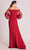 Gatti Nolli Couture - OP5707 Sheer Long Sleeve Slit Dress Evening Dresses