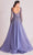 Gatti Nolli Couture - OP5737 Long Metallic Ornate Overskirt Gown Evening Dresses
