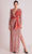 Gatti Nolli Couture - OP5793 V Neck Multi Colored Bow Dress Evening Dresses