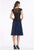 Gia Franco - 12013 Two Tone Embroidered Bateau A-line Dress Special Occasion Dress
